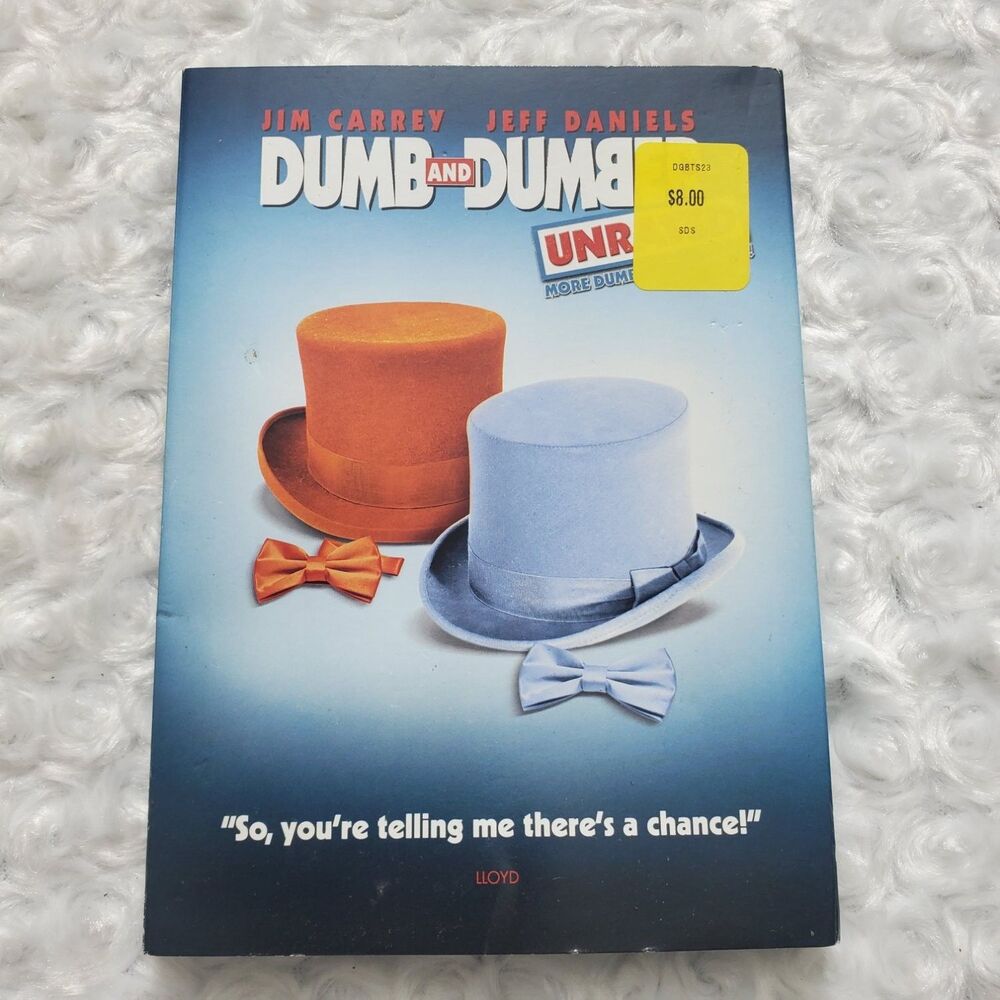 Dumb And Dumber DVD Unrated Edition Jim Carrey 2006 Comedy Peter Farrelly